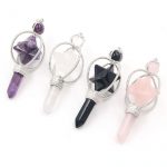 Natural Amethysts Pendulum