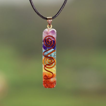 Reiki 7 Chakra Orgone Pendant Necklace