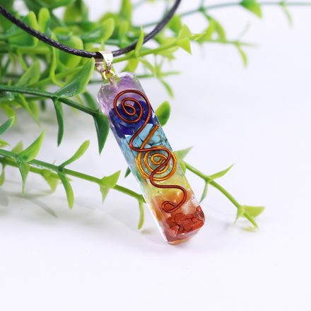 Reiki 7 Chakra Orgone Pendant Necklace