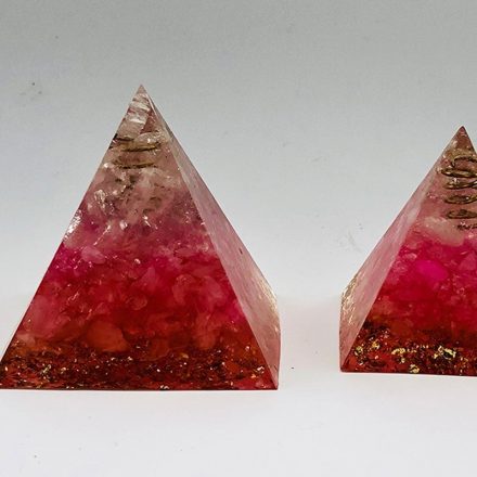 The Flower Of Life Love Orgonite pyramid 