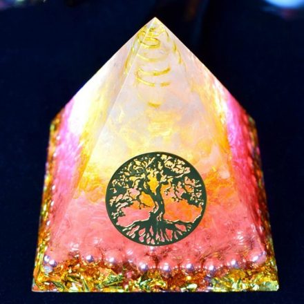 TREE OF LIFE AURA REIKI MARRIAGE Orgonite Pyramid
