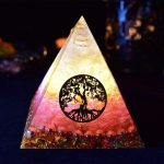 TREE OF LIFE AURA REIKI MARRIAGE Orgonite Pyramid