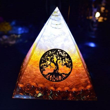 TREE OF LIFE AURA REIKI MARRIAGE Orgonite Pyramid