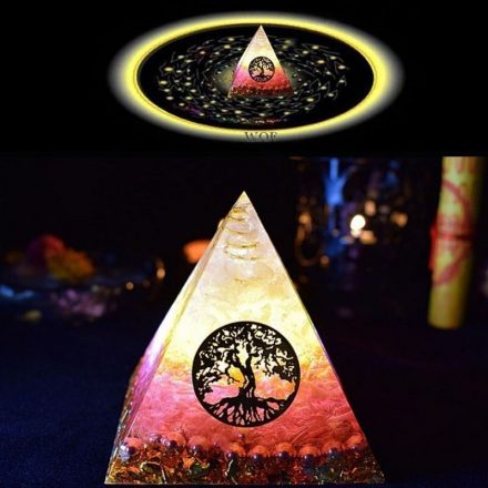 TREE OF LIFE AURA REIKI MARRIAGE Orgonite Pyramid