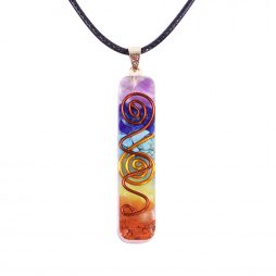 Reiki 7 Chakra Orgone Pendant Necklace