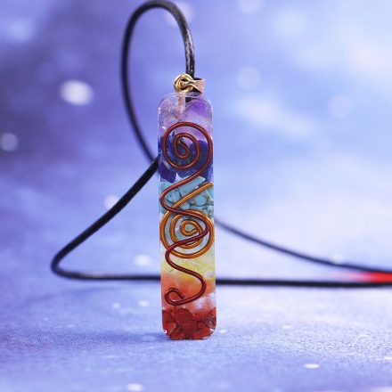 Reiki 7 Chakra Orgone Pendant Necklace