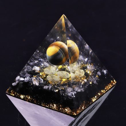 Tiger Eye Orgon Energy Crystals Orgonite Pyramid