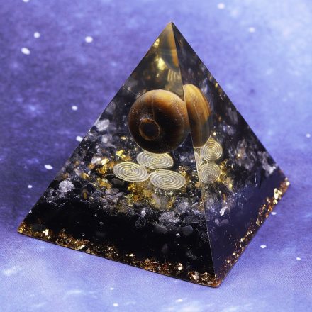 Tiger Eye Orgon Energy Crystals Orgonite Pyramid