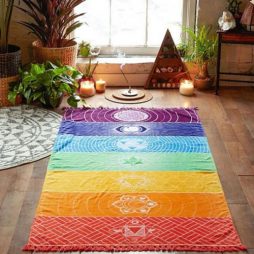 Rainbow 7 Chakra Yoga Mat