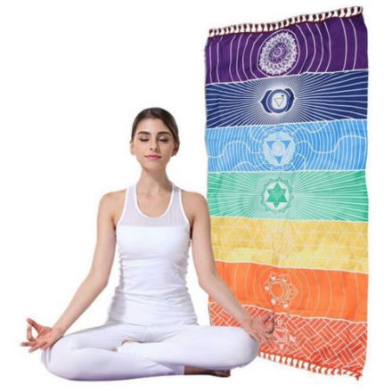 Rainbow 7 Chakra Yoga Mat