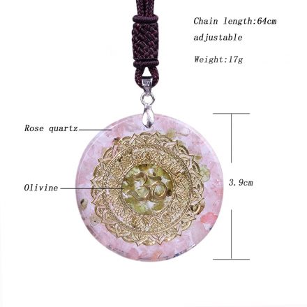 Reiki Orgonite Divination Pendant Necklace