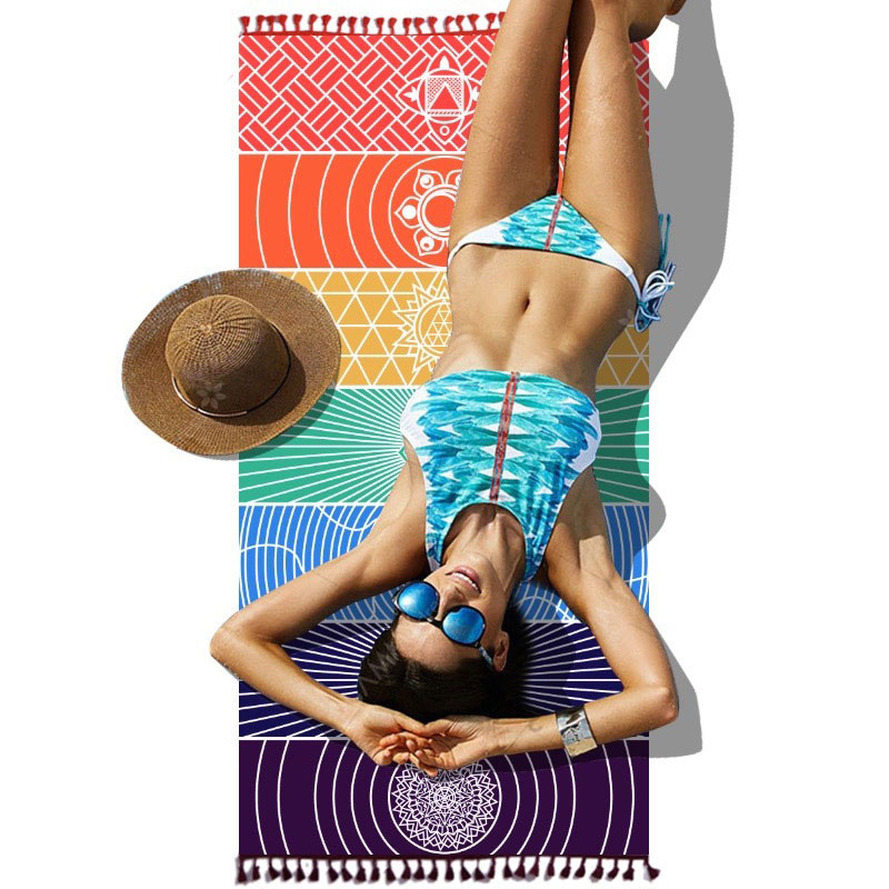 7 Chakra Rainbow Yoga Mat